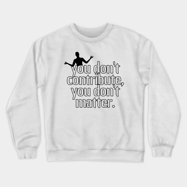 short phrase empowered Crewneck Sweatshirt by JENNEFTRUST